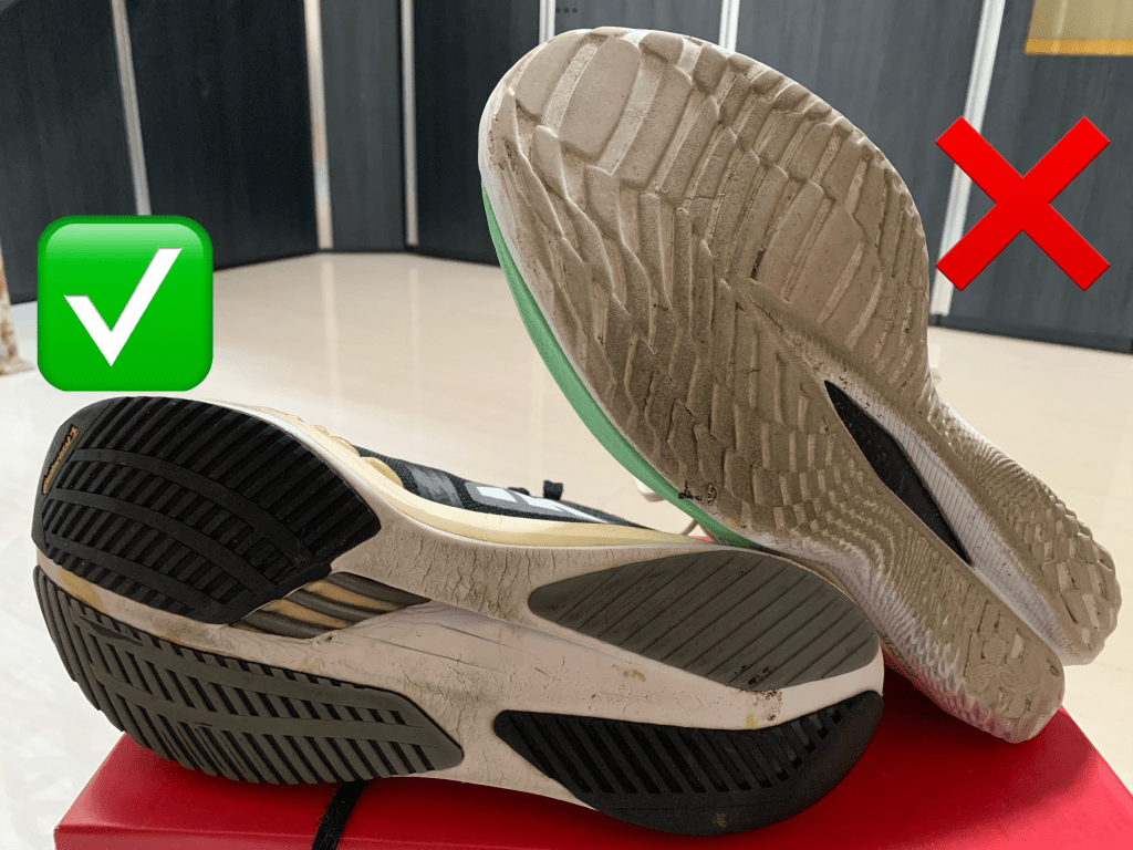 Perfect shoes for runner traveller